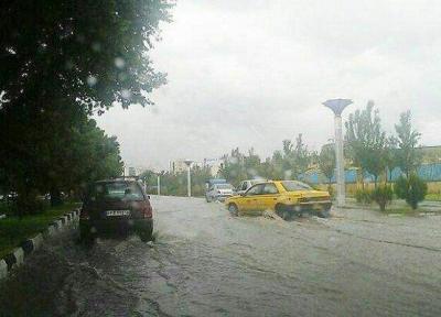 طوفان و بارندگی شدید در مشهد