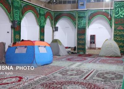 اسکان موقت مسافران نوروزی یزد در اماکن مسقف